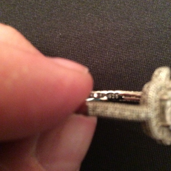 Sterling silver pink quartz ring - Picture 5 of 5